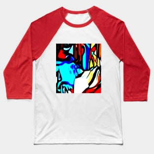 Abstract Painting Baseball T-Shirt